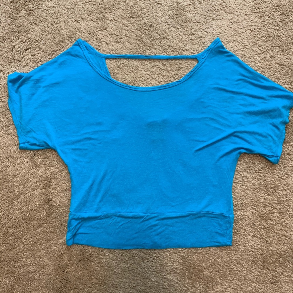 Turquoise Crop Top